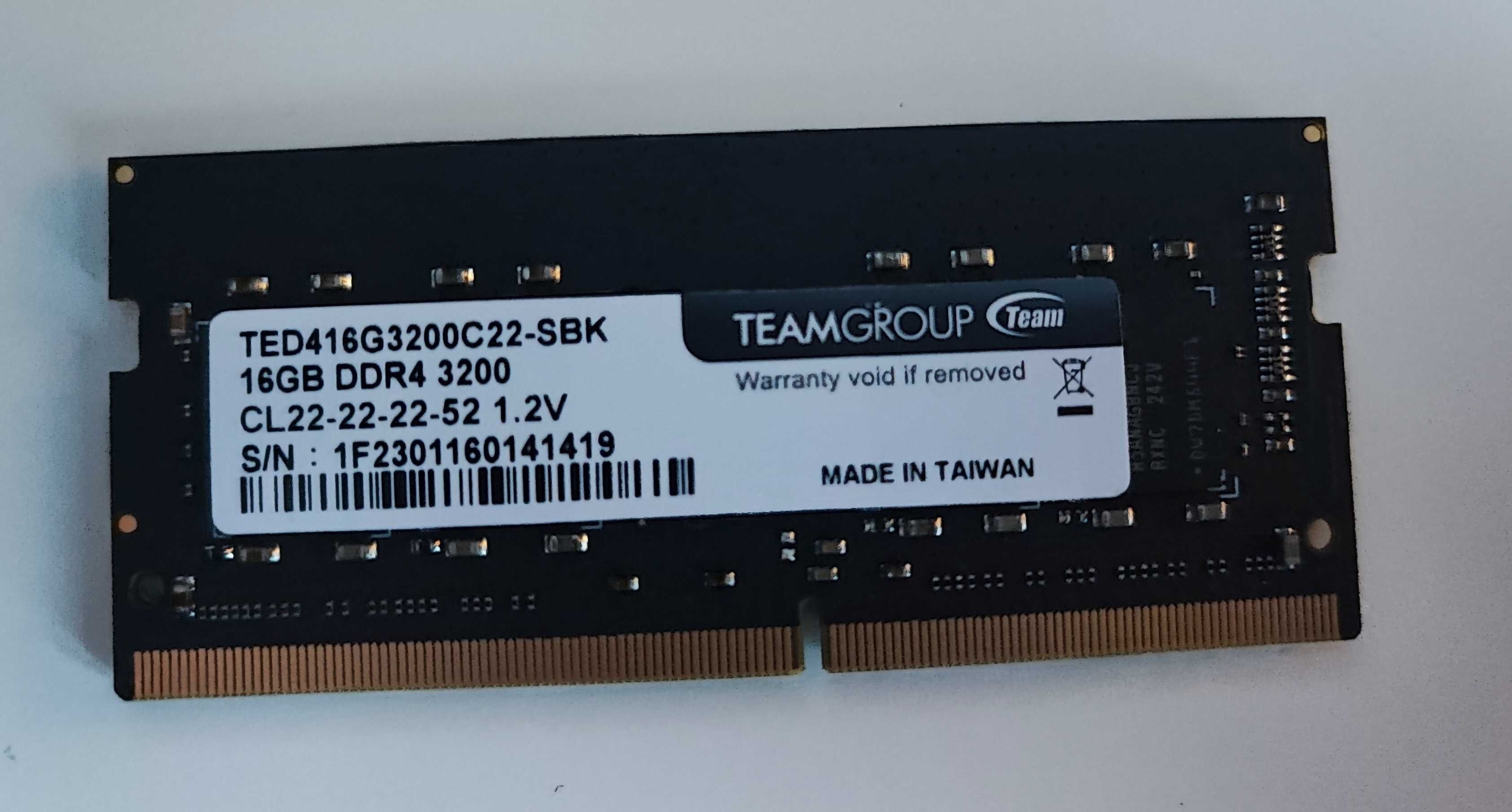 Pamięć RAM 16GB DDR4 3200 1.2V CL22 TeamGroup
