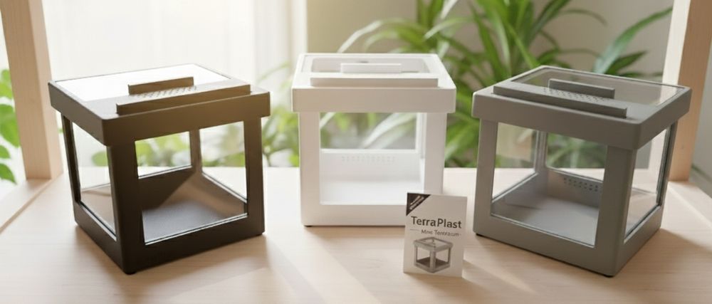 Terrarium 10x10 cm – ptaszniki, modliszki, skakuny