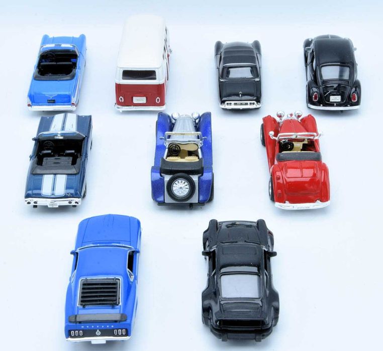 Colecção de Automóveis clássicos antigos da Welly escala 1/43