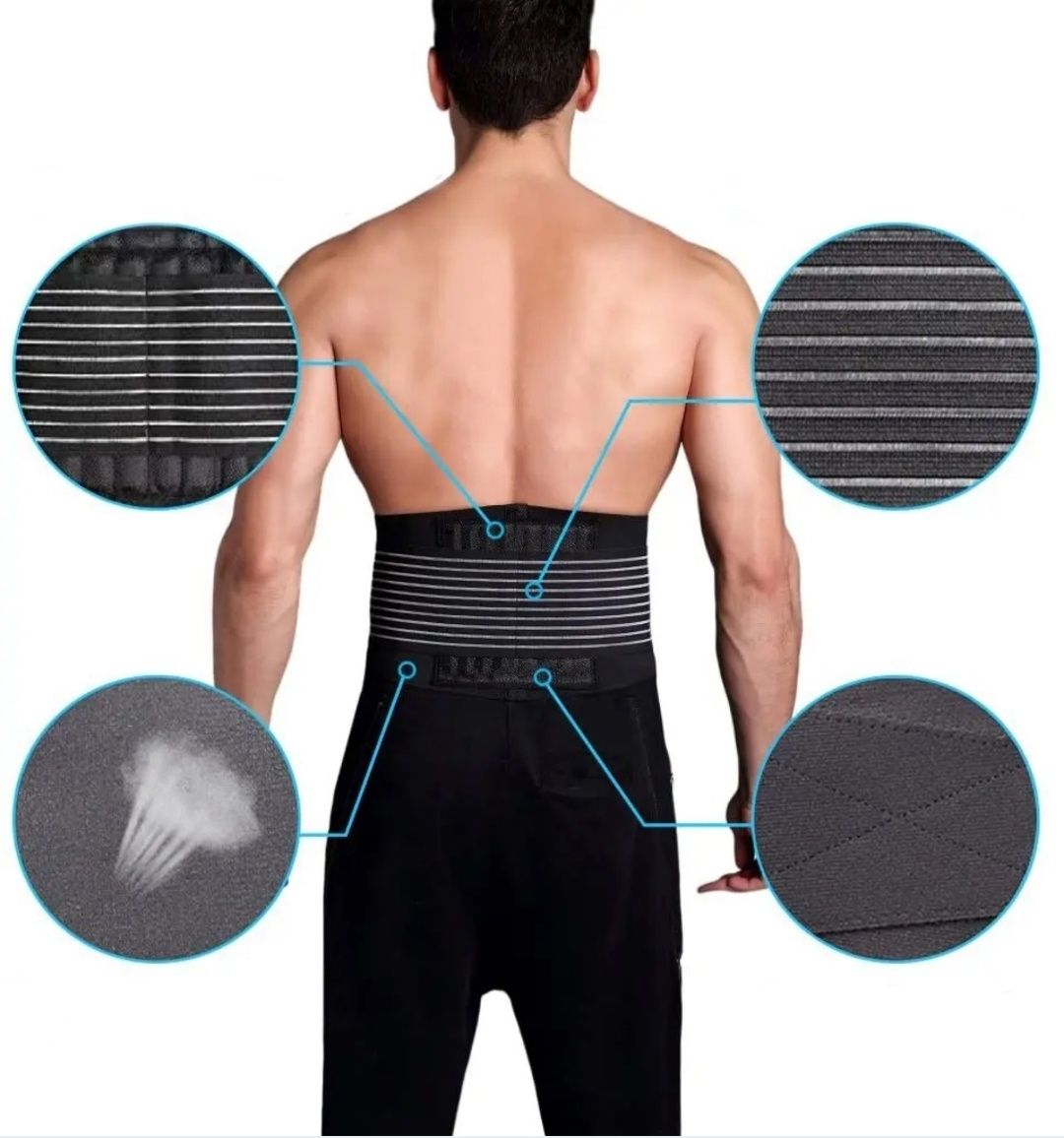 Orteza pleców pas lędźwiowy stabilizator pleców rozm XL N397