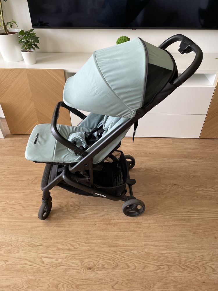 Wózek spacerowy Easywalker Miley Coral Green Lekki, idealny w podróży