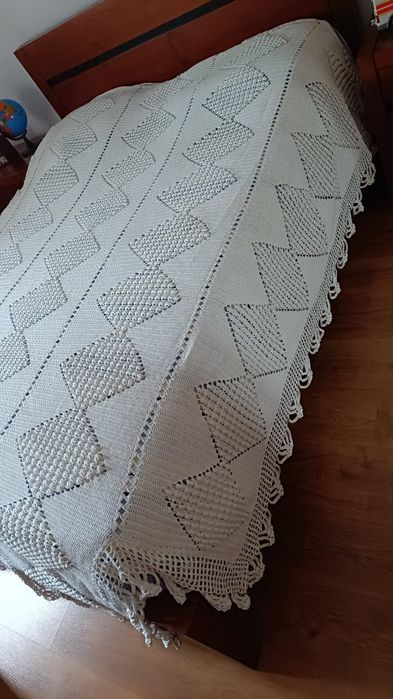 Coberta feita a mão para cama 140