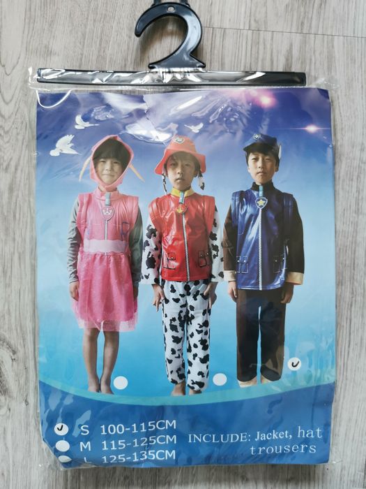 Strój karnawałowy Psi Patrol rozm 100-115cm