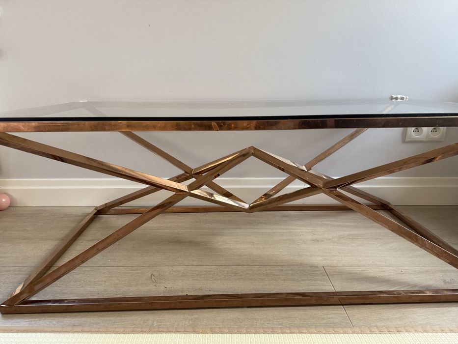 Stolik kawowy szklany 120 x 60