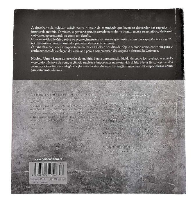 Livro Núcleo Uma viagem ao coração da matéria Ray Mackintosh