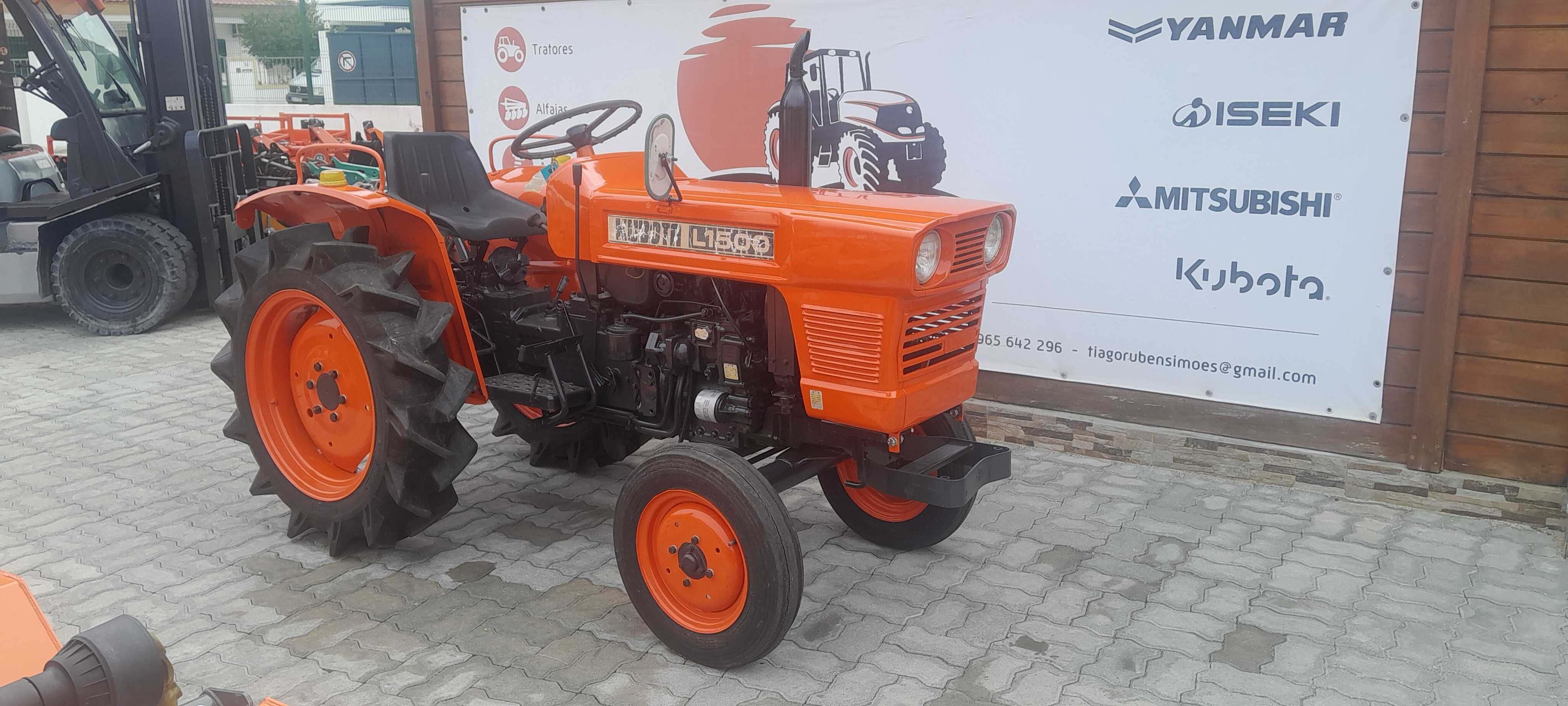 Trator Kubota L1500, 4x2 , 2 cc, ótimo estado