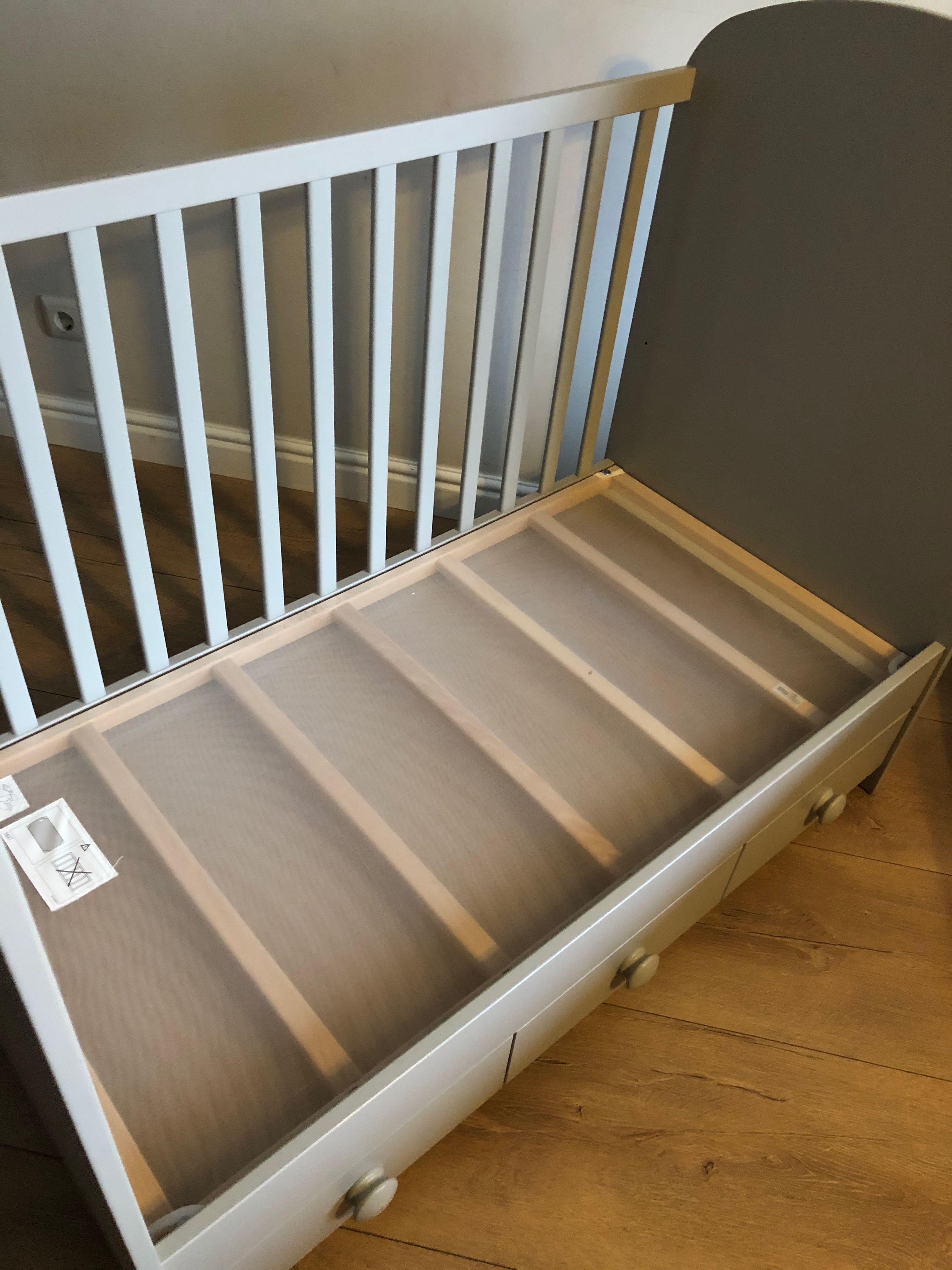 Дитяче ліжко 0+ IKEA GONNAT GREY