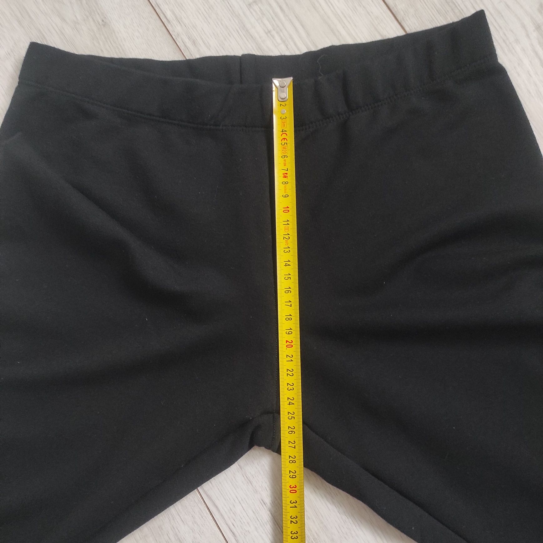 Czarne getry, legginsy damskie ocieplane, Esmara, r 40/42