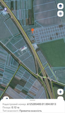 Земельна ділянка ( земля) автострада Е85 (район Микулинці)