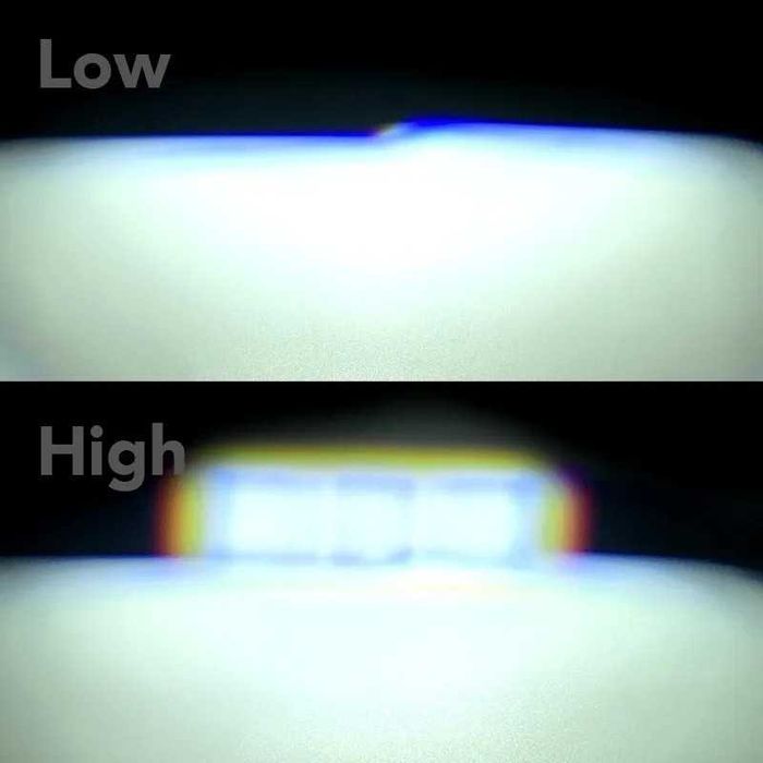 Автомобильные LED линзы H4 Stella Mini Bi-LED 6000K 60W 120W ( 2 шт.)