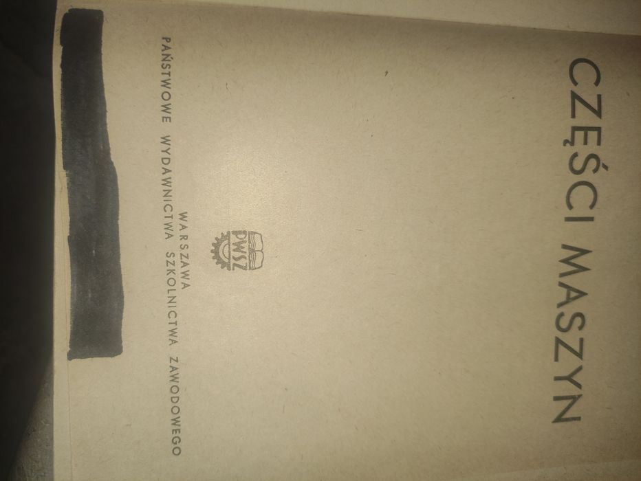 W. Surowiak "Części maszyn"