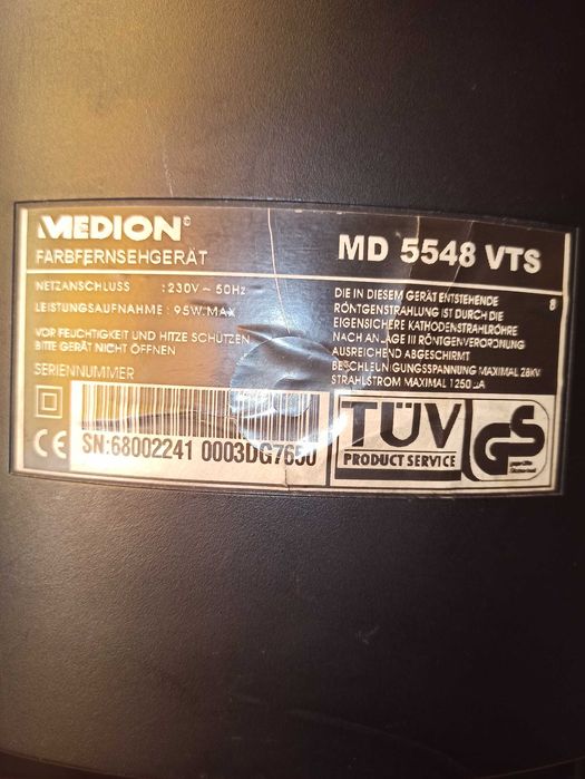 Telewizor MEDION MD 5548 VTS