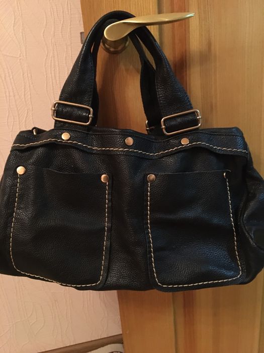 Сумка кожаная , натуральная