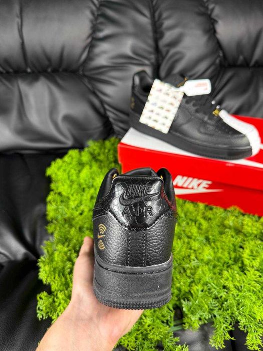 Кросівки Nike Air Force 1 Anniversary Edition найк форс чорно-білі