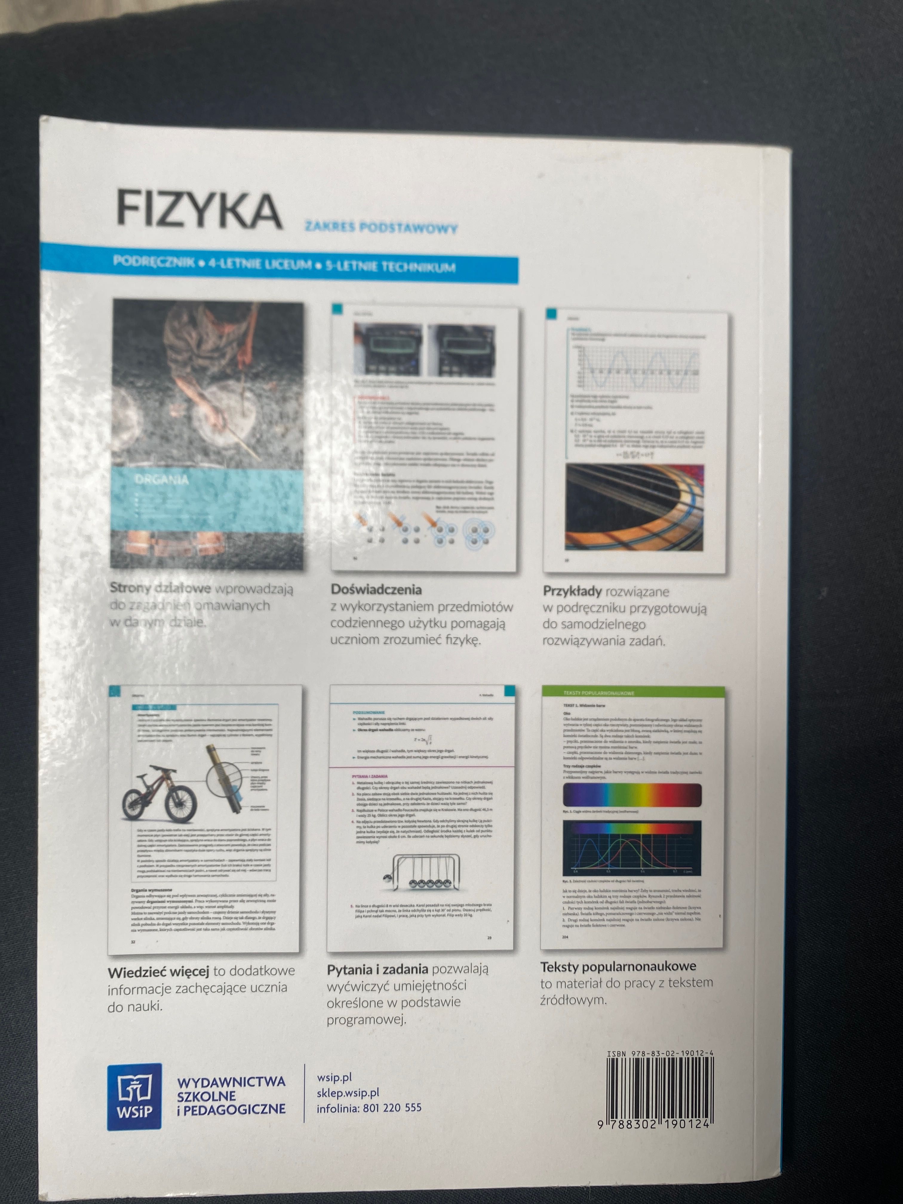 podręcznik fizyka liceum i technikum klasa 2 zakres podstawowy
