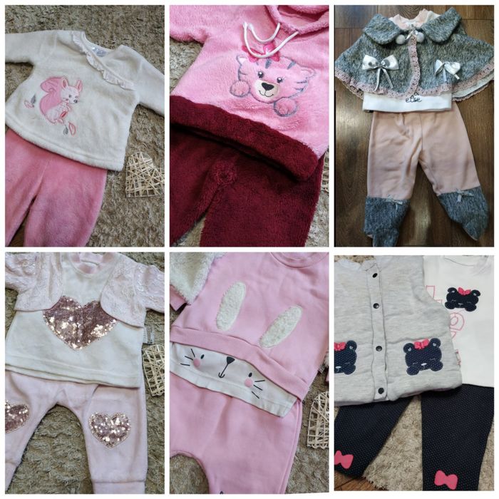 Тепленькі гарненькі костюми для дівчинки