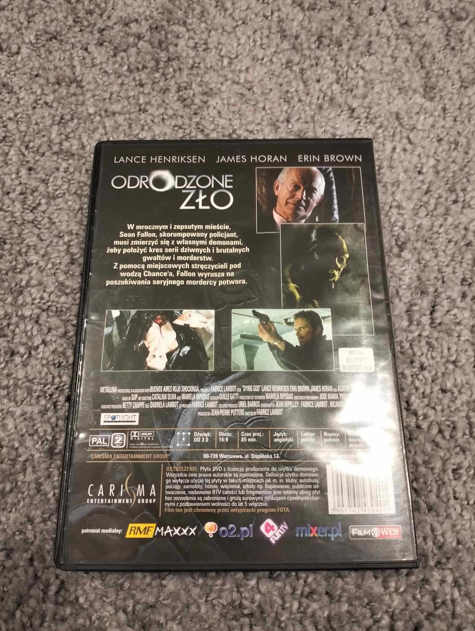 Odrodzone zło film DVD