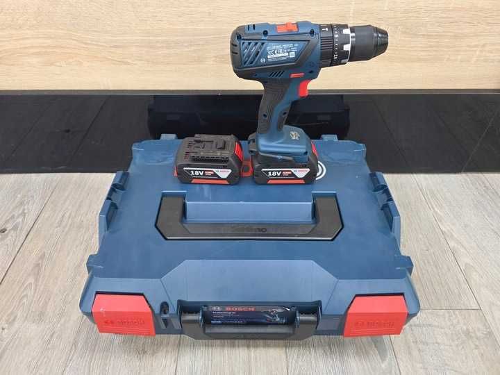 Wkrętarka udarowa BOSCH GSB 18V-28 2x4.0Ah L-BOXX. STAN FABRYCZNY