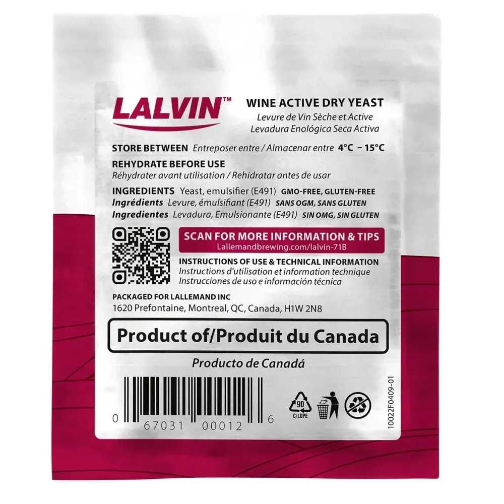 Дрожжи винные Lalvin Burgundy RC212, 5 г