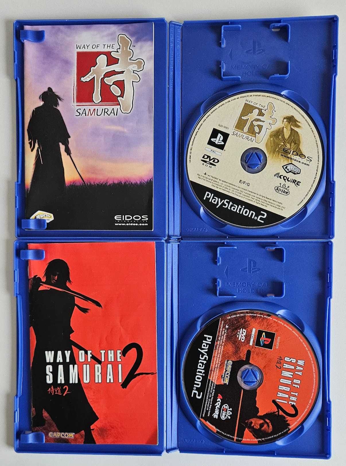 Way of the Samurai 1 i 2 PS2 PlayStation 2 samuraj bushido