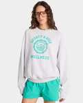 Світшот Sporty & Rich Emblem Crewneck Heather Gray/Caribbean