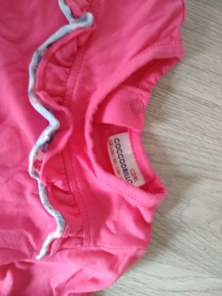 Komplet cocodrillo 68 74 tunika getry legginsy sukienka