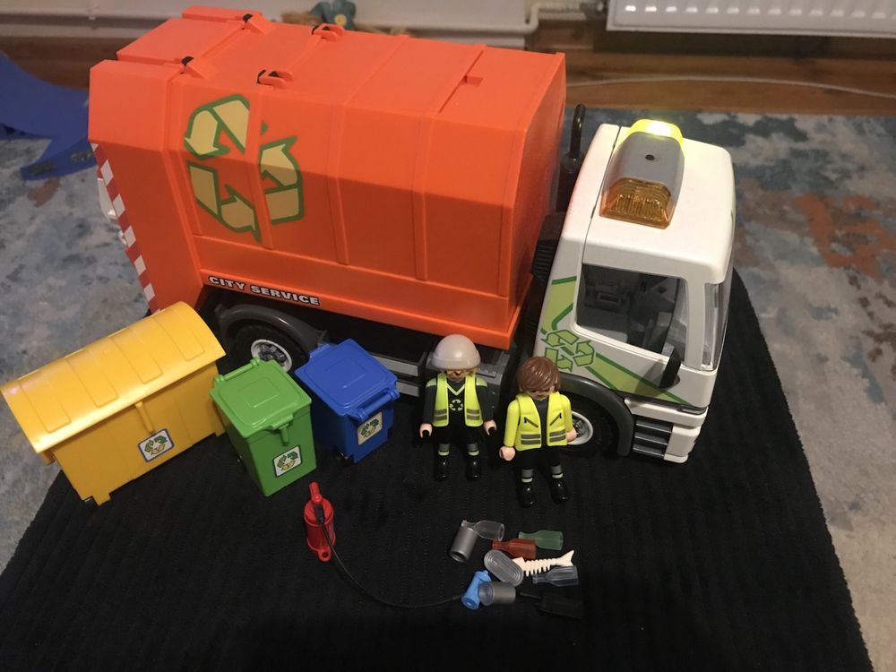 Smieciarka playmobil stan bdb