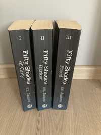 Fifty Shades of Grey EL James seria książka po angielsku komplet 3szt