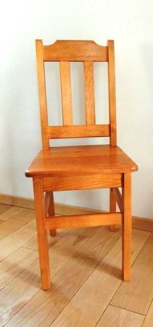 NOWE Mocne solidne krzesła drewniane sosnowe transport lub wysyłka