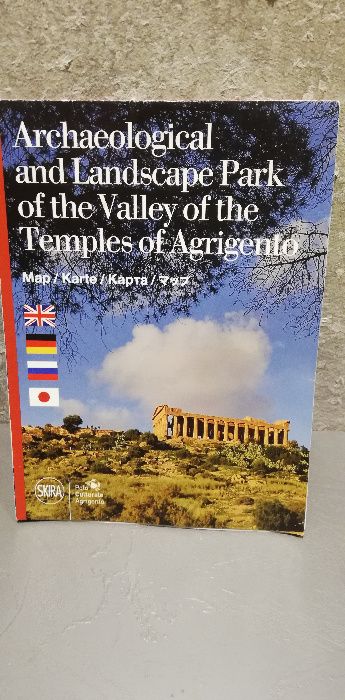 Mapa Dolina Świątyń w Agrigento