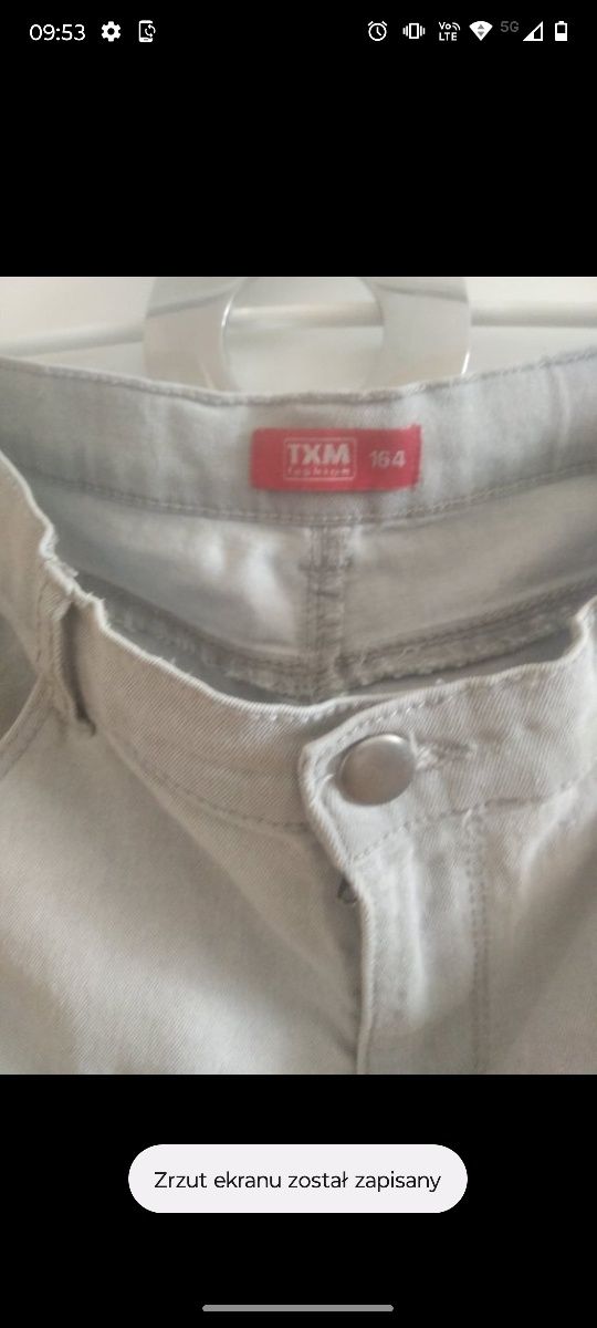 Spodnie rurki jeansy TXM