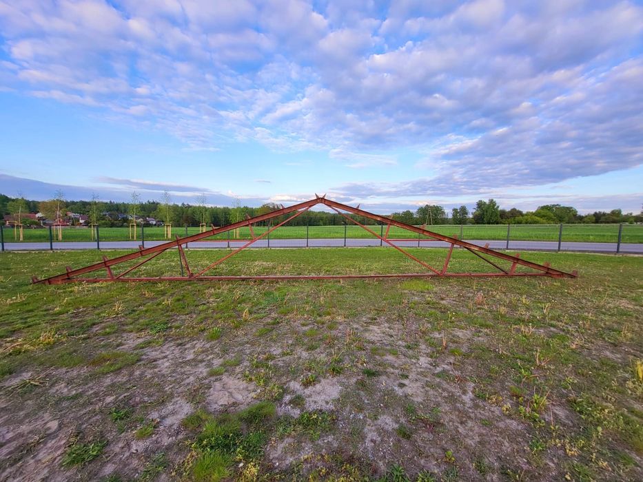 Kratownice, wiązary dachowe - dwuspadowe stalowe 15m