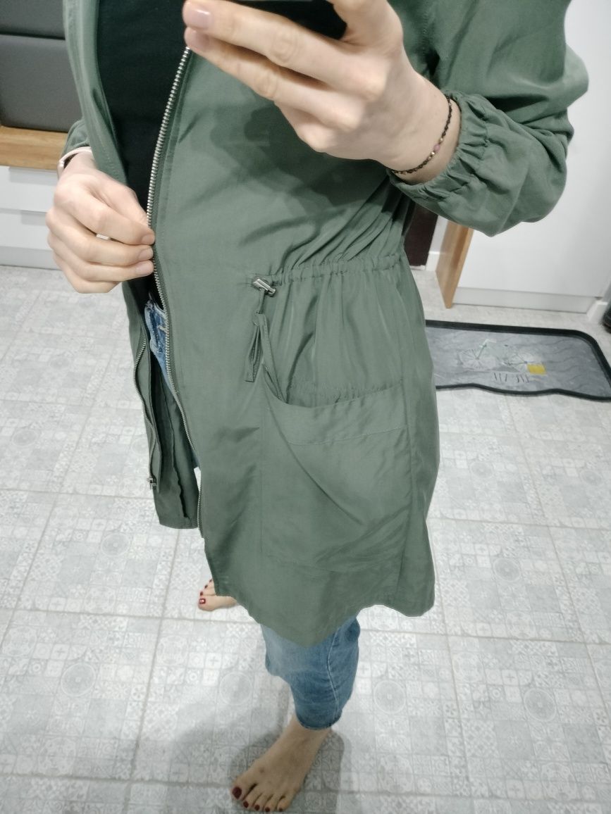 Parka khaki Diveded by H&M r. 36