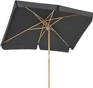 SONGMICS Parasol przeciwsłoneczny, ośmiokątny parasol ogrodowy
