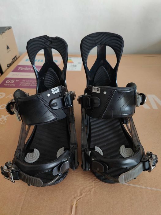 Wiązania snowboardowe K2 Cinch Tryst Black szybko wpinane odchylane