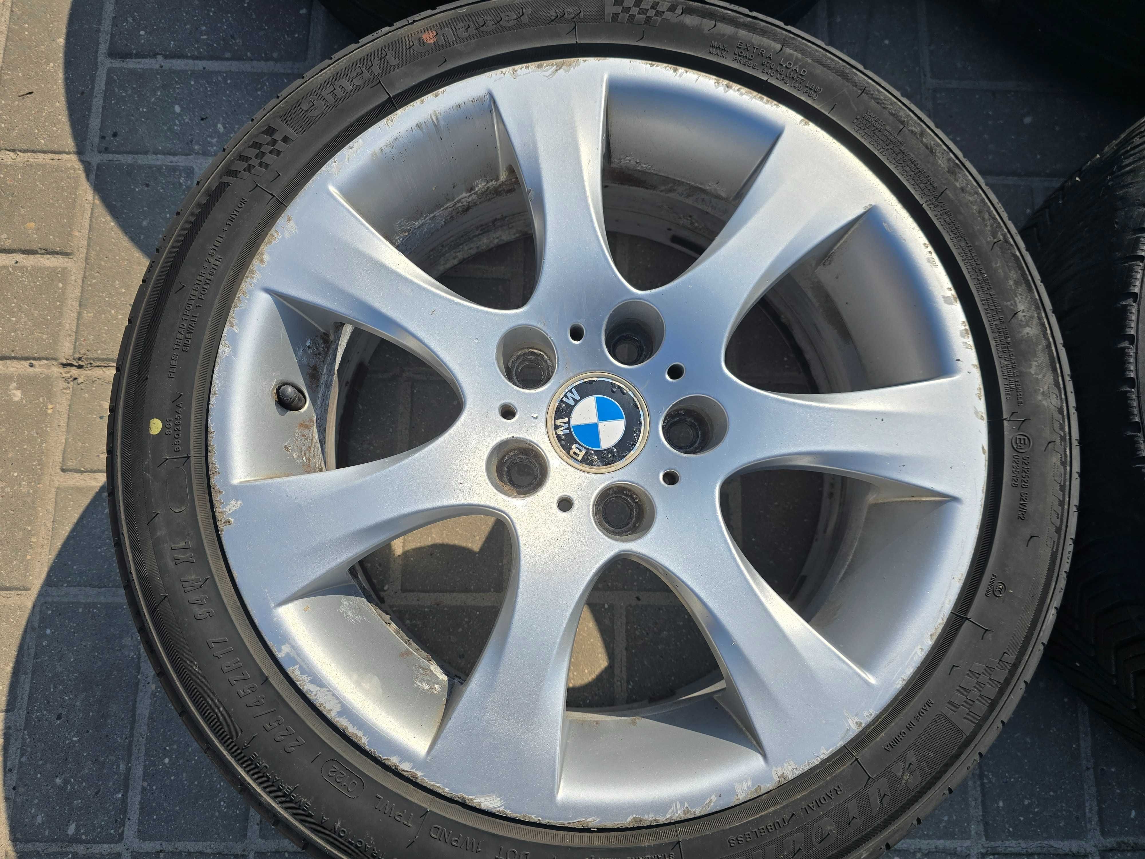 BMW E90 E87 E46 Alufelgi 17" 8J ET34 Styling 185 Opony 225/45/17