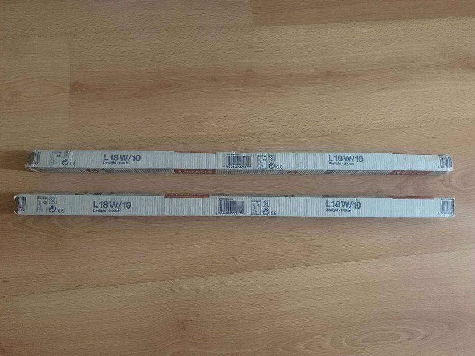 2 Lâmpadas Osram L18w/10 - Daylight 1100lm - Novas