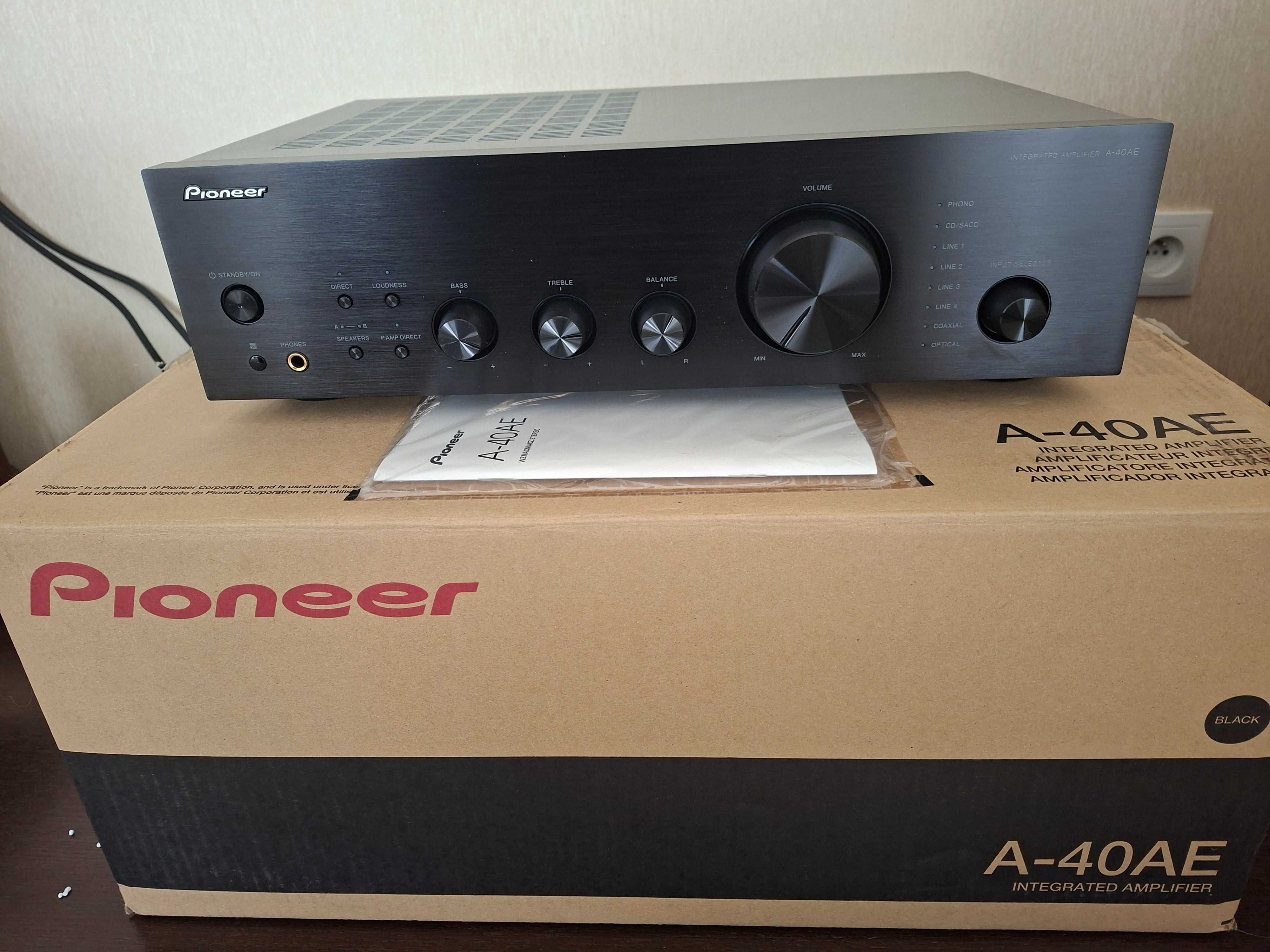 Стерео аудіо  підсилювач  PIONEER A-40 AE ( новий )