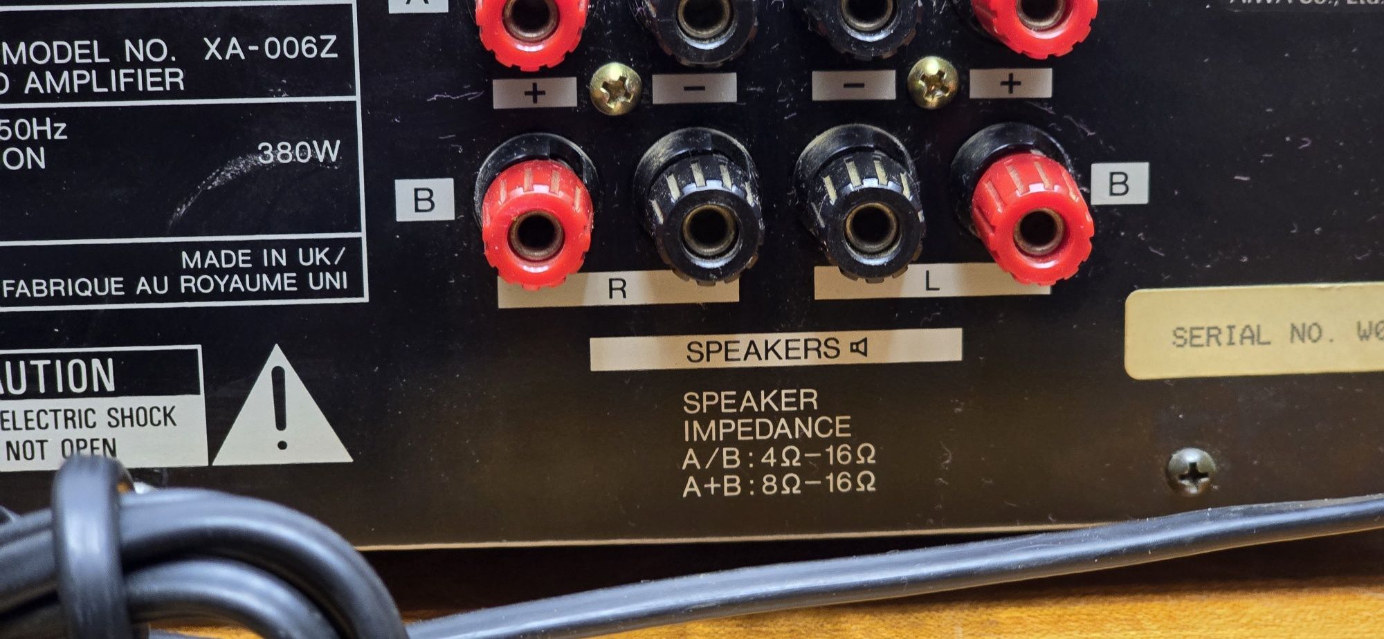 Aiwa XA 006 Z Made in UK 2x56W 8ohm 2x75W 4ohm wzmacniacz