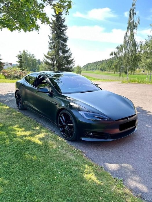 Tesla Model S Tesla Model S - 100D - long range - Bezwypadkowy, Piękny czarny mat