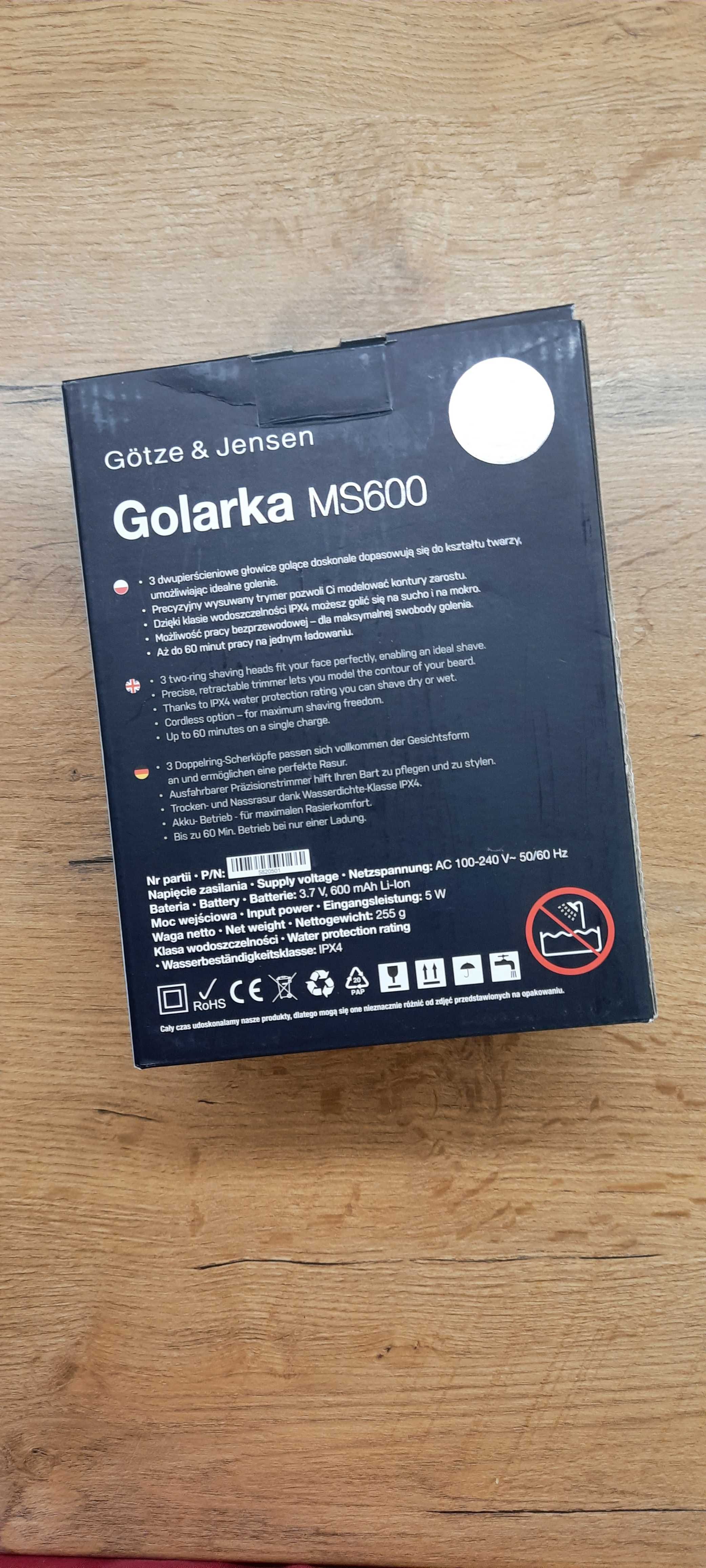 Golarka Götze & Jensen MS600 bezprzewodowa trymer