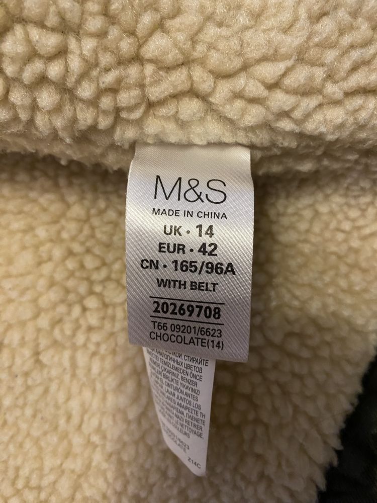 Куртка косуха жіноча M&S з хутром теді
