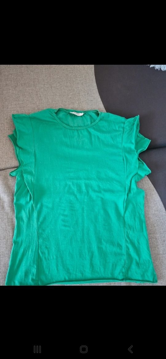 Top Zara M zielony