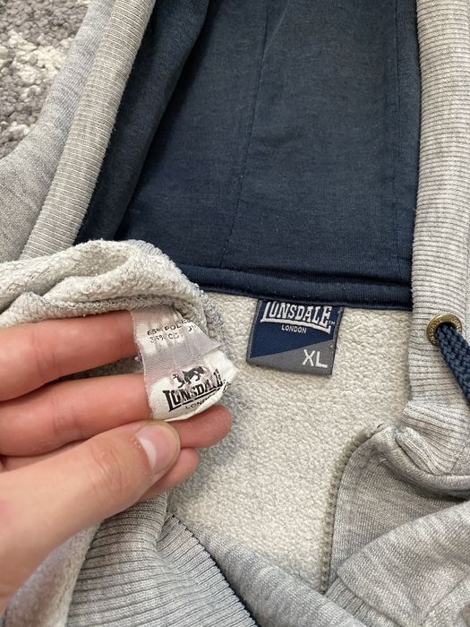 Зип Худи Lonsdale L-XL розмір Big logo