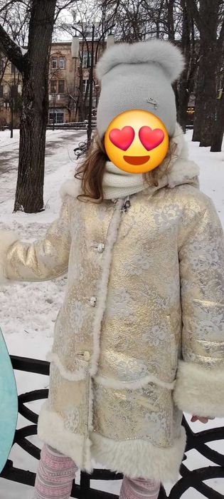 Натуральна дублянка дитяча НОВА