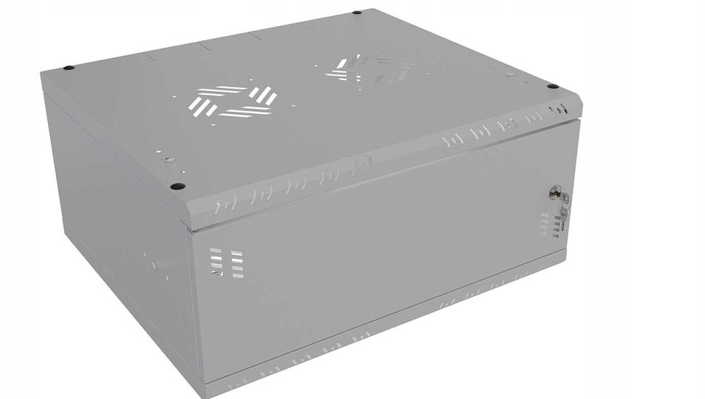 Szafa Serwerowa Wisząca RACK 19" 4U 450mm Metalowe Drzwi Stalflex