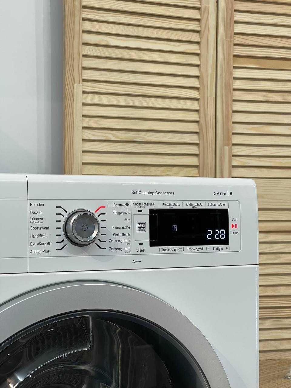 ТОПОВА СУШКА Сушильна машина BOSCH WTW875W0 AutoDry Бош тепловий насос