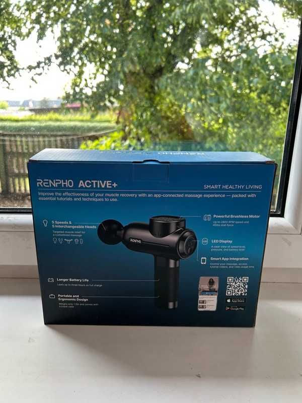 RENPHO pistolet do masażu z Bluetooth