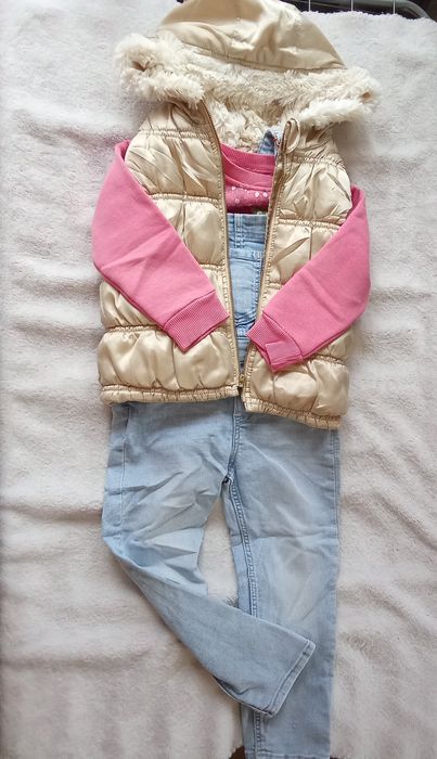 Теплі речі на дівчинку 86-98 куртка джинси лосіни светр світшот фліска