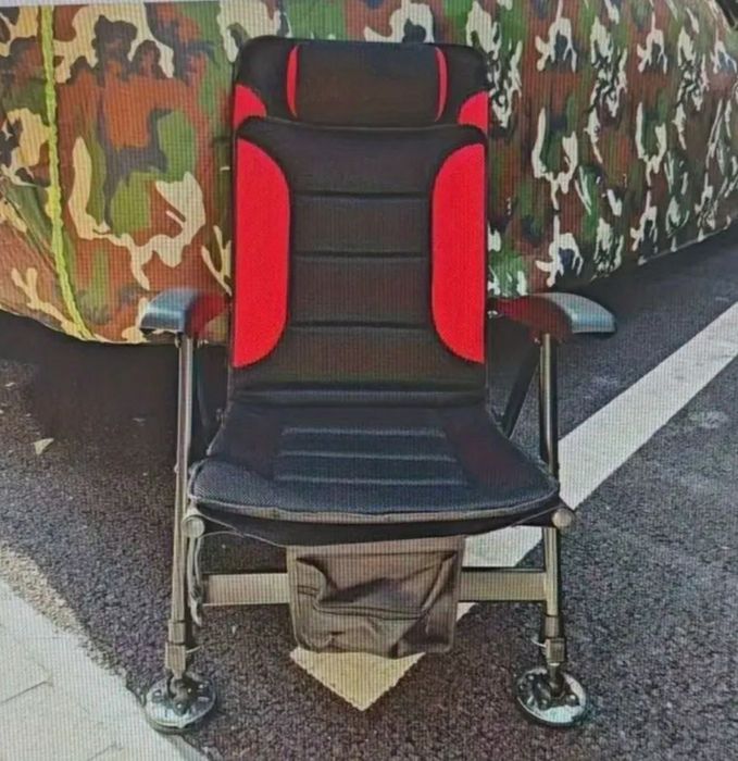 Рыбацкое кресло  130 кг Кресло карповое для рыбалки с подлокотниками